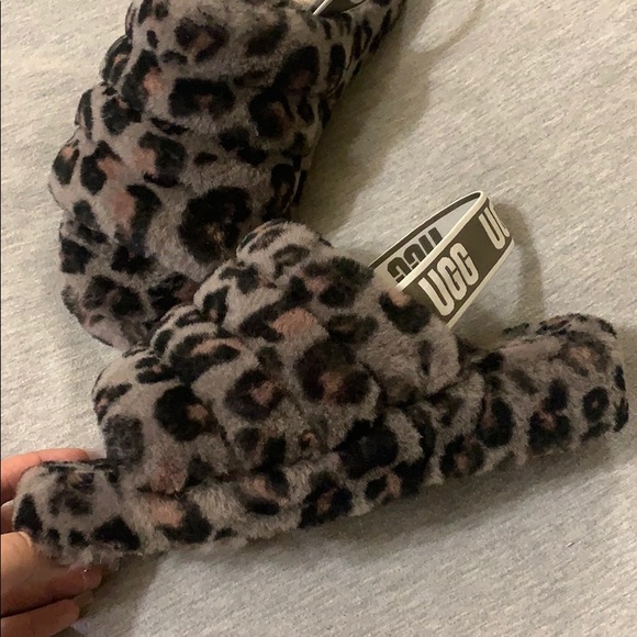 UGG Shoes - Ugg slippers. Cheetah with strap on back